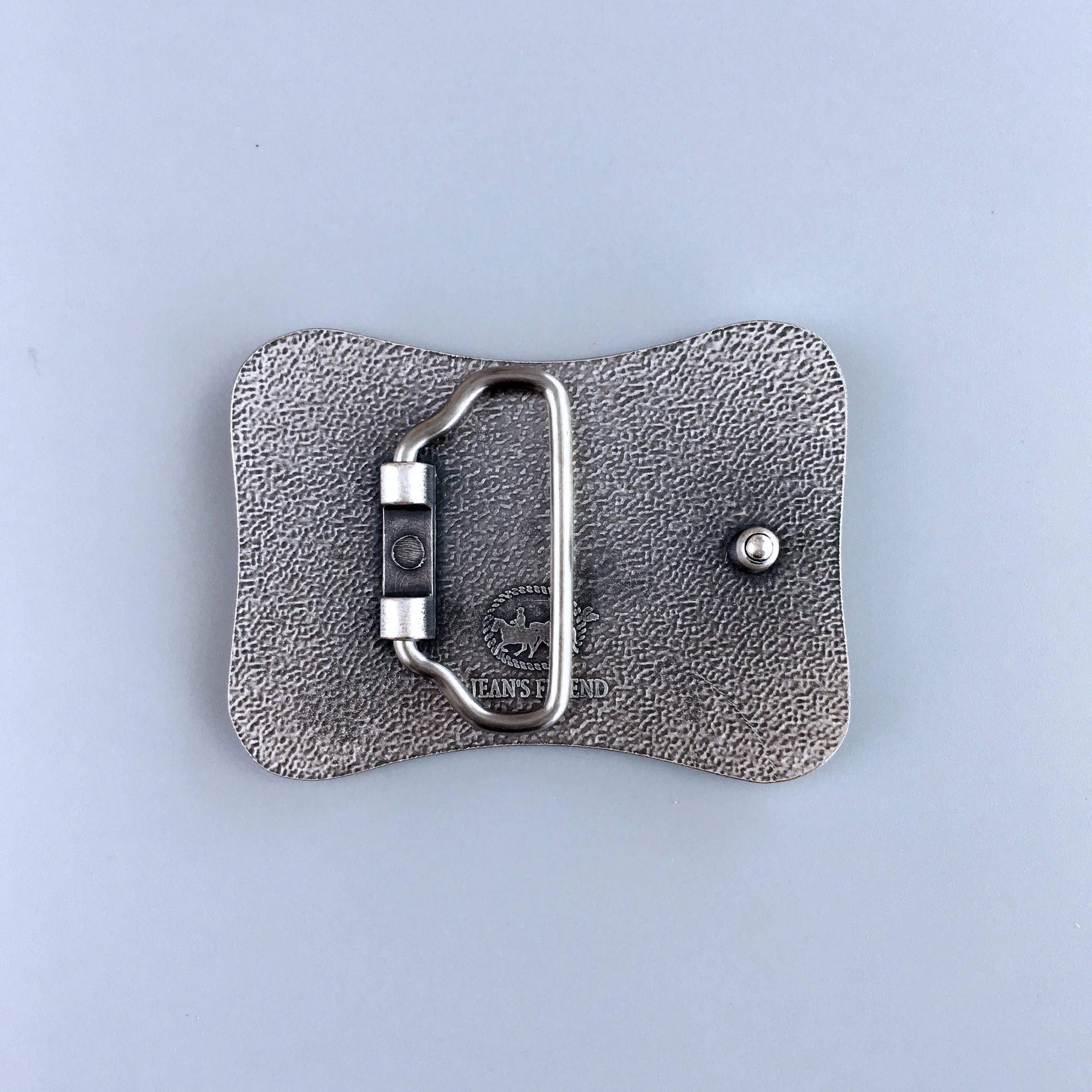 Vintage Silver Plated Western Southwest Rectangle Belt Buckle BUCKLE-WT141SL