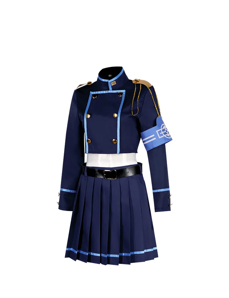 Vêtements de cosplay Hachibana Hikari, costume d'archive bleue, uniforme d'institut ferroviaire HSIU, vêtements de cosplay Tachibana Nozomi