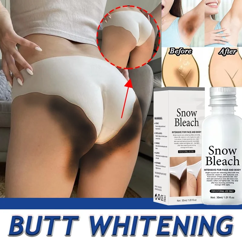 

Body Whitening Cream Remove Melanin Underarm Knee Buttocks Private Parts Bleach Inner Thighs Intimate Area Brighten Skin Care
