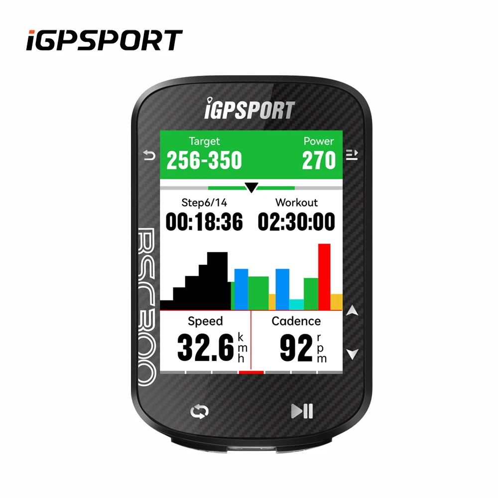 iGPSPORT BSC300 Wireless GPS Bike Computer Color Screen Navigation Support Outdoor Cycling Indoor Training