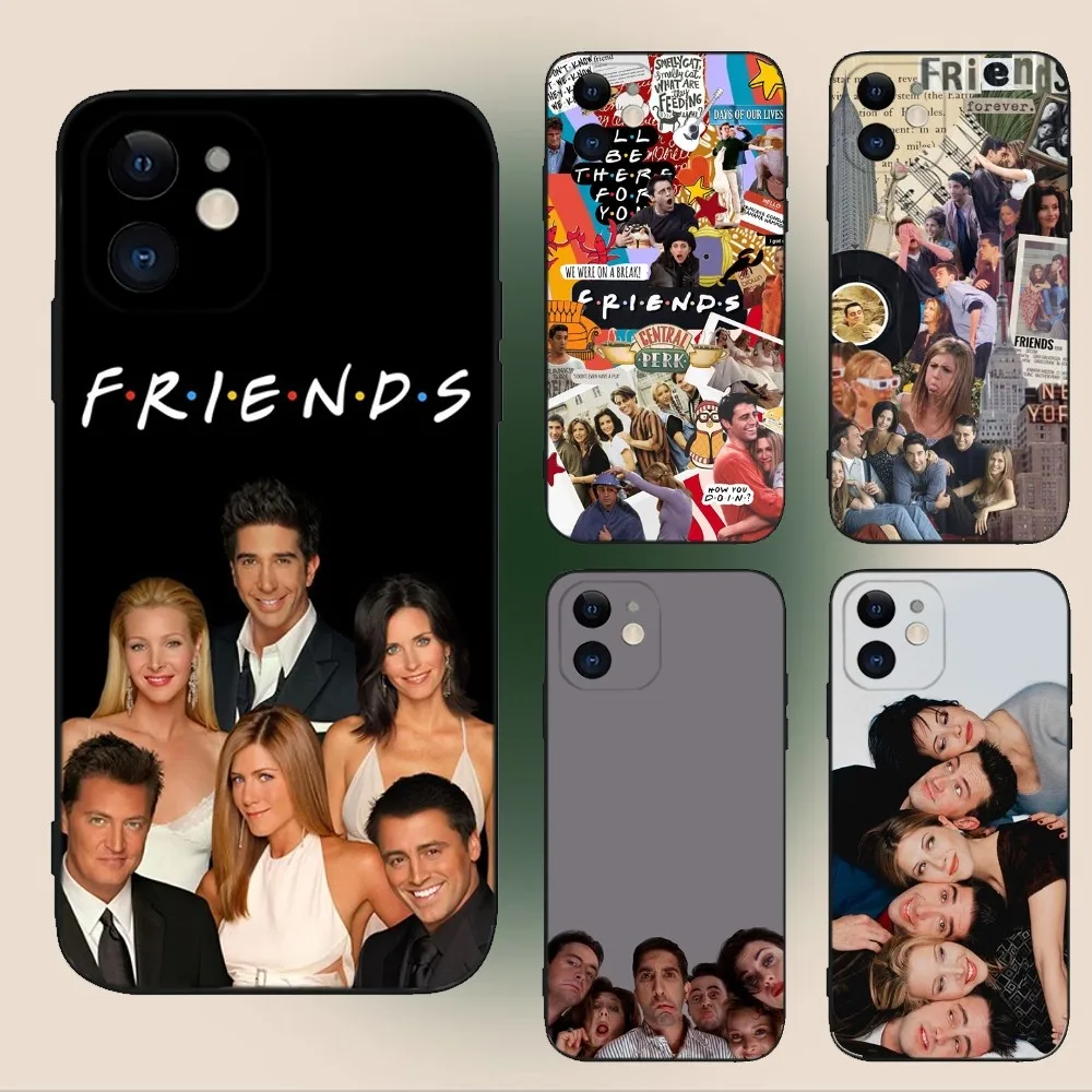 TV F-Friends Rachel  Phone Case For iPhone 15,14,13,12,11,Plus,Pro Max,XS,X,XR,SE,Mini,8,7 Soft Silicone Black Cover