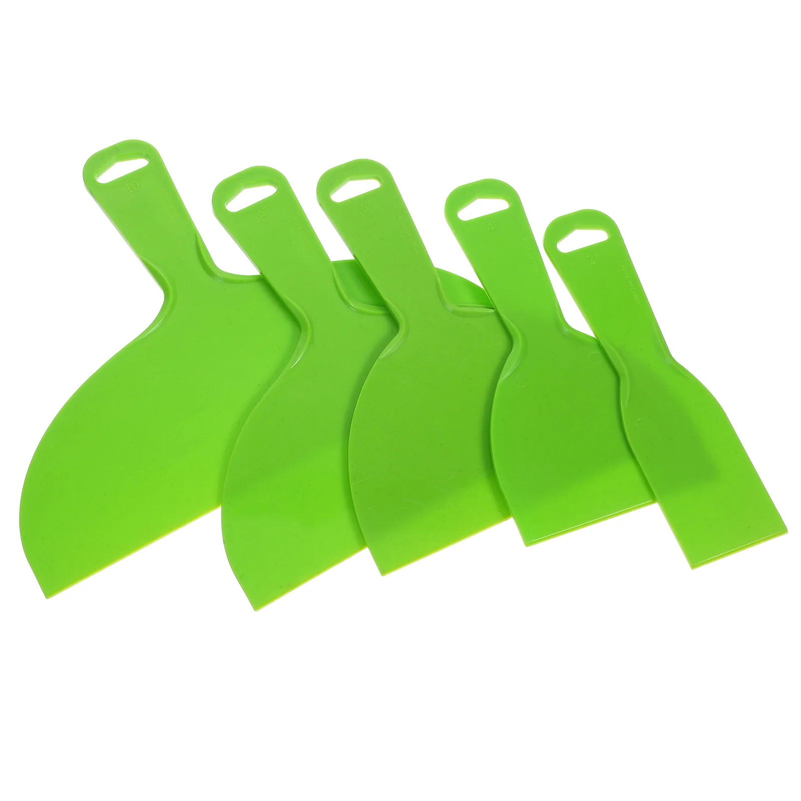 5 Pcs Car Film Tool Paint Scraper for Wall Remover Concrete Filling Putty Pp Plastic Kitchen