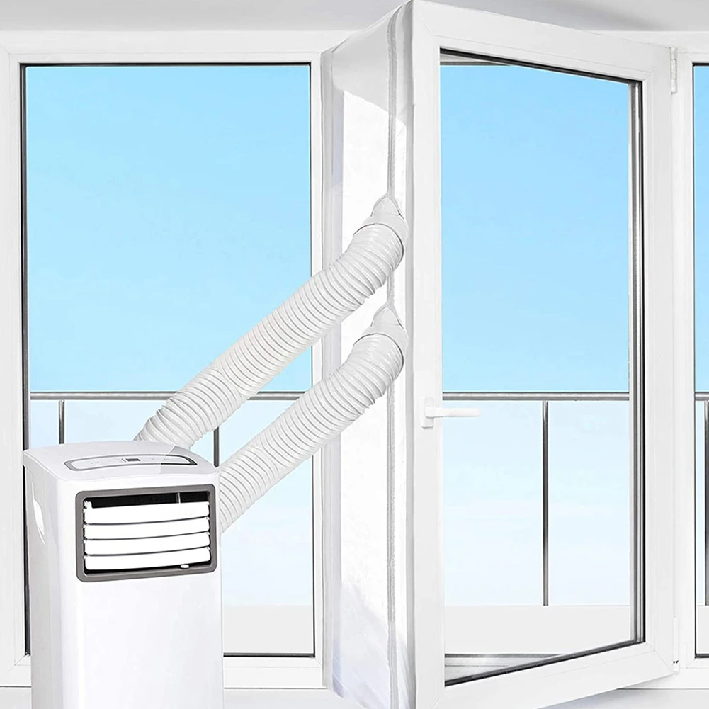 Plaque de grille de joint de fenêtre de verrouillage d'air, kit de bancs de fenêtre de sortie de climatiseur mobile, arrêt d'air chaud de 5 mètres