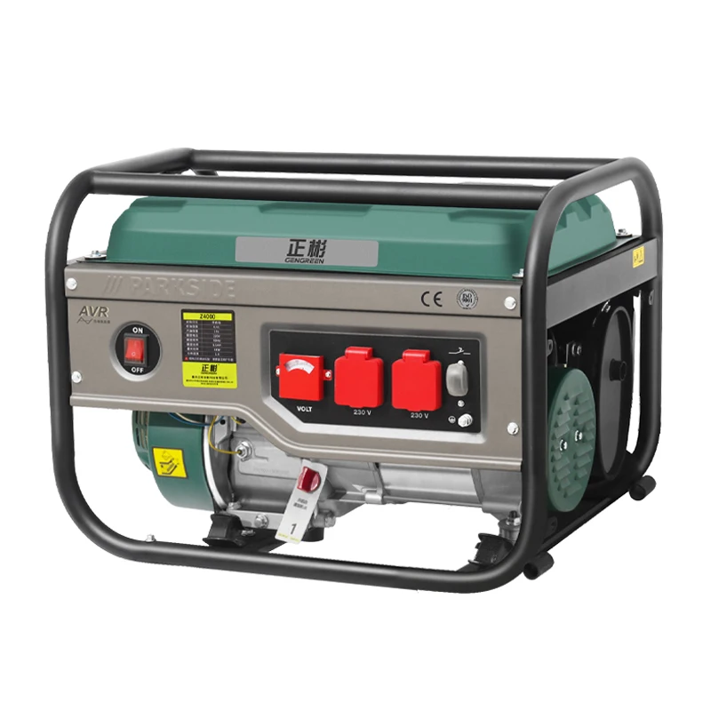 

Бензиновый генератор 3 кВт для домашнего использования, однофазное колесо ручки запуска отдачи 50 Гц