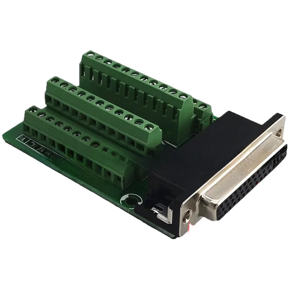 DB44 Female Terminal Block for PCB Layout Integration and Panel Cutout Mounting in Industrial Monitoring and Control Units