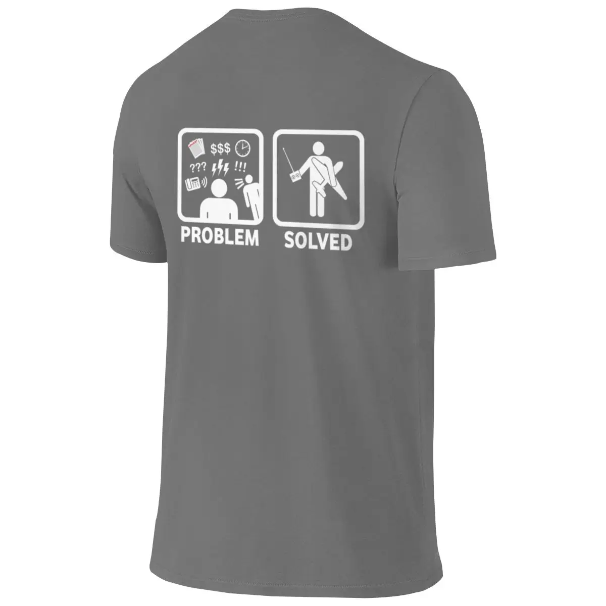 RC Radio Controlled Planes Problem Solved Drapey Reversible T-shirt Basic Commuting Durable Tees