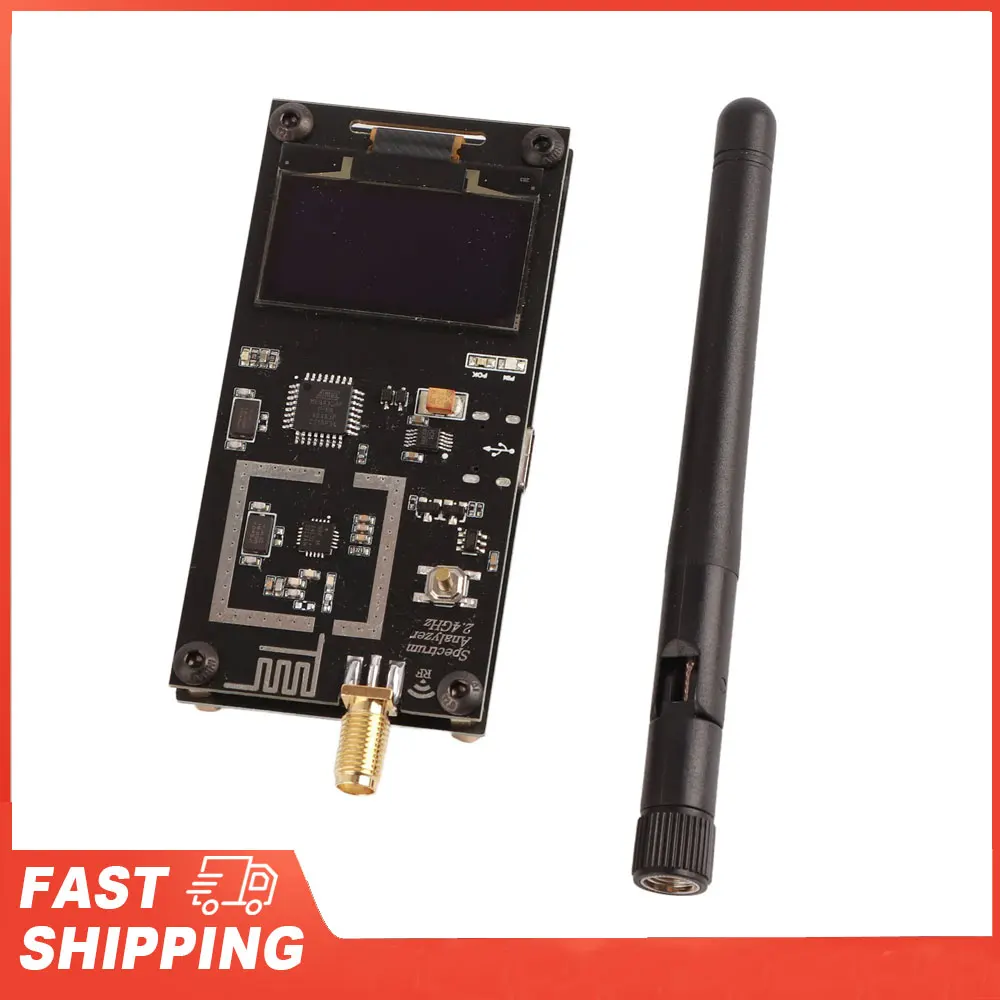 محلل الطيف 2.4G تردد صغير 2.4G نوع B ملحق مع بطارية هوائي