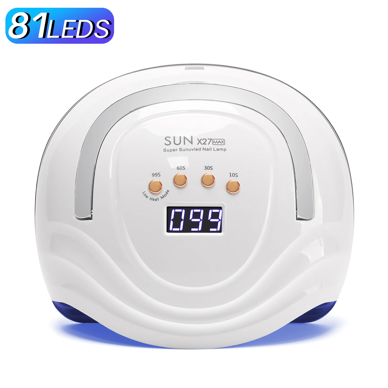 DianaBeauty 380 W professionelle UV-LED-Nagellampe für schnell trocknenden Gel-Nagellack, 90 LEDs, Gel-Trocknungslampe mit 4 Timer-Einstellungen