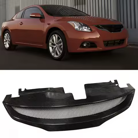 Front Grille Upper Bumper Intake Hood Mesh Grid For Nissan Altima 2010 2011 2012 2013 2 Door