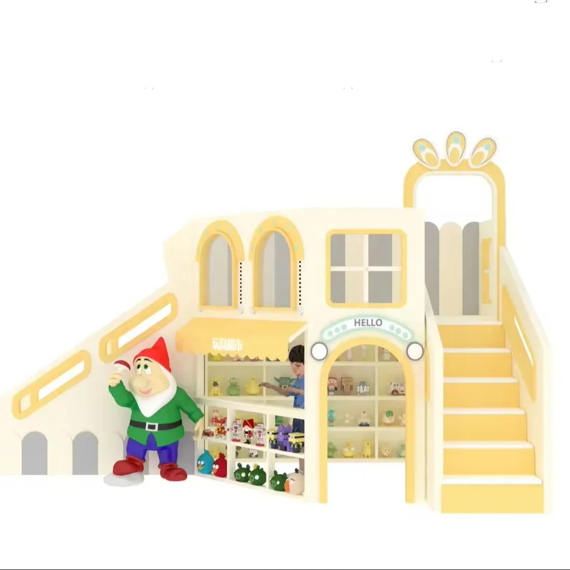 new style children play house customized children park  games indoor playground soft play area for kids