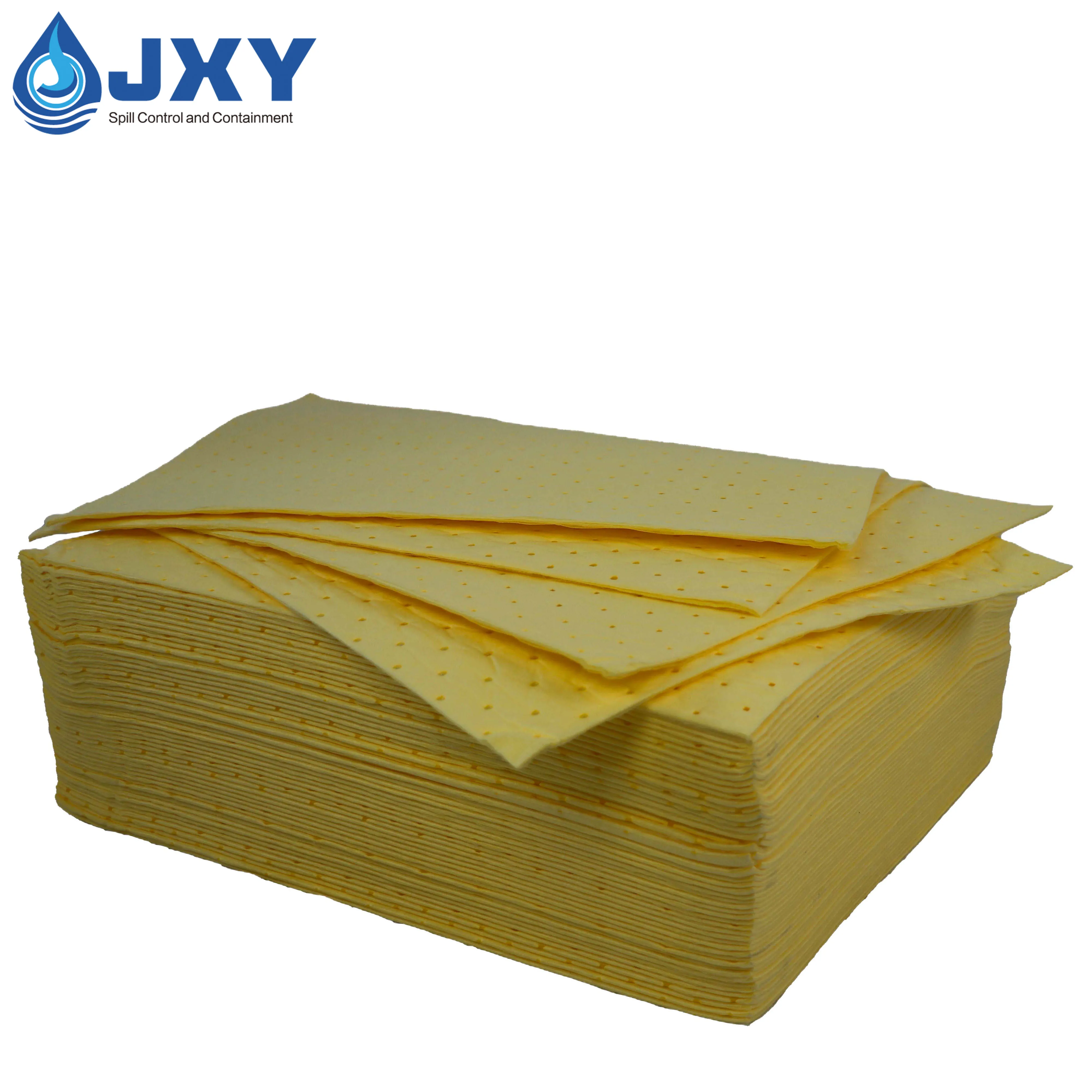 Kit di contenimento per versamenti industriali ecologici Cuscinetto assorbente per olio non tessuto monouso in PP e borsa per tappetino Rispettoso dell'ambiente