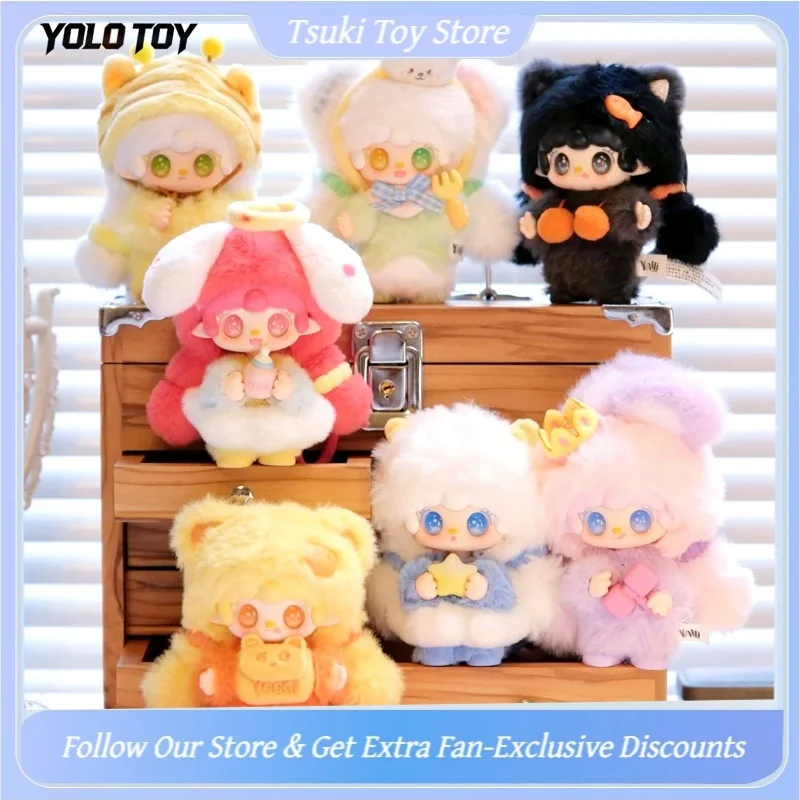 

Genuine Yooki Plush Soft Series Blind Box Cute Doll Bag Pendant Figure Desktop Ornament Keychain Surprise Birthday Gift Toys