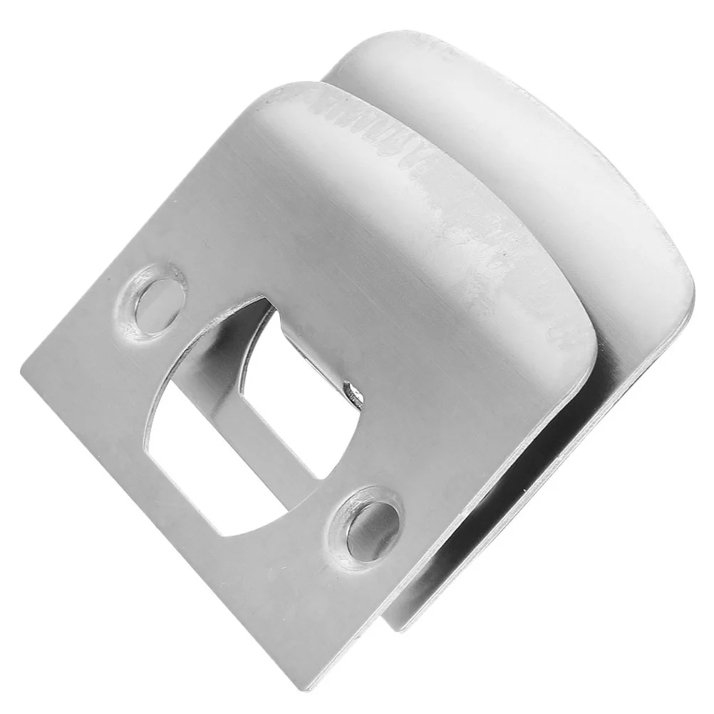 

2Pcs 1-58 Inch Door Reinforcement Plate Compact Lightweight Easy Install Deadbolt Strike Plate Security Hole Filler