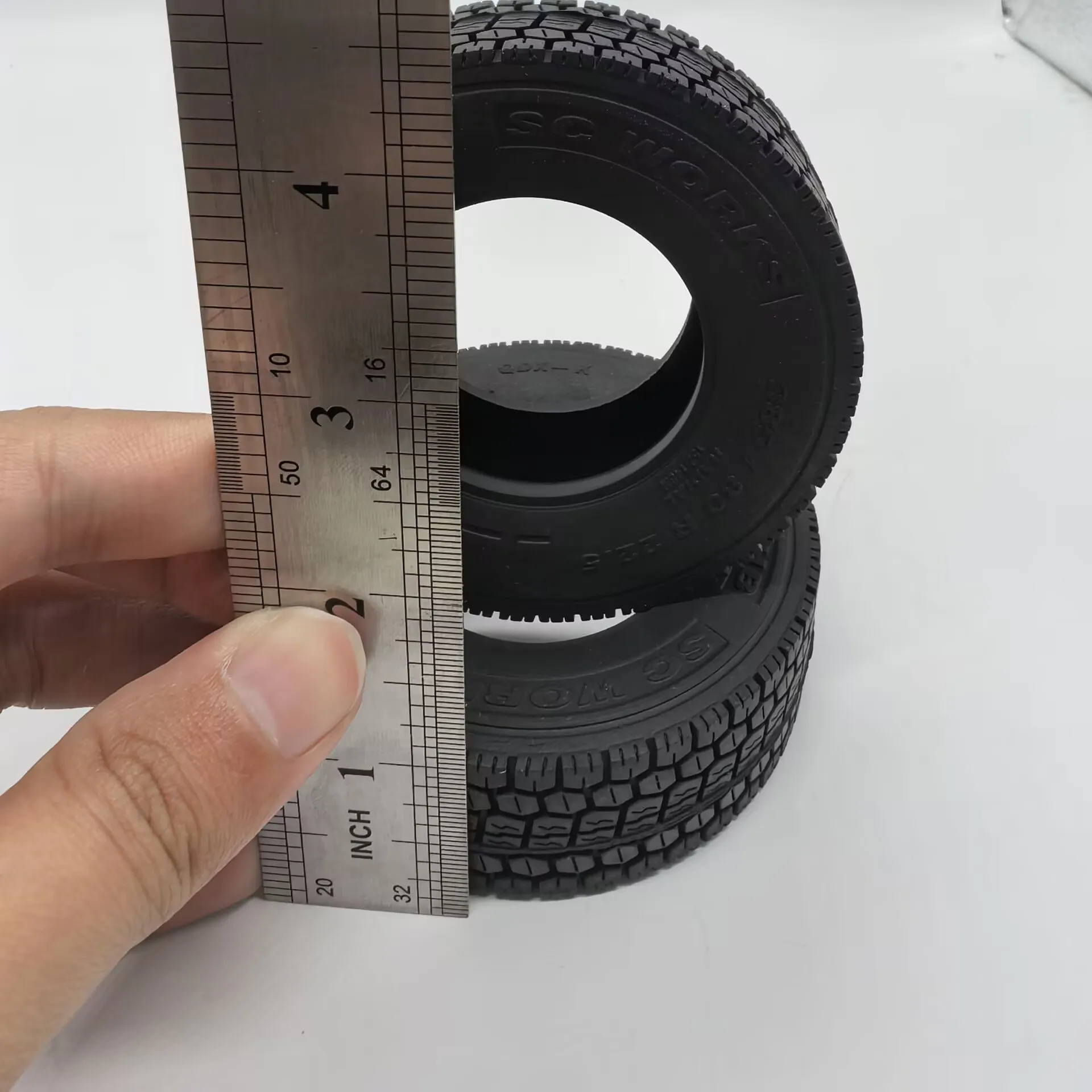 Scaleclub 1/14 RC Truck Simulation Road Tires, Fit Tamiya Scania 770S MAN Benz Volvo Trailer Tipper DIY Parts