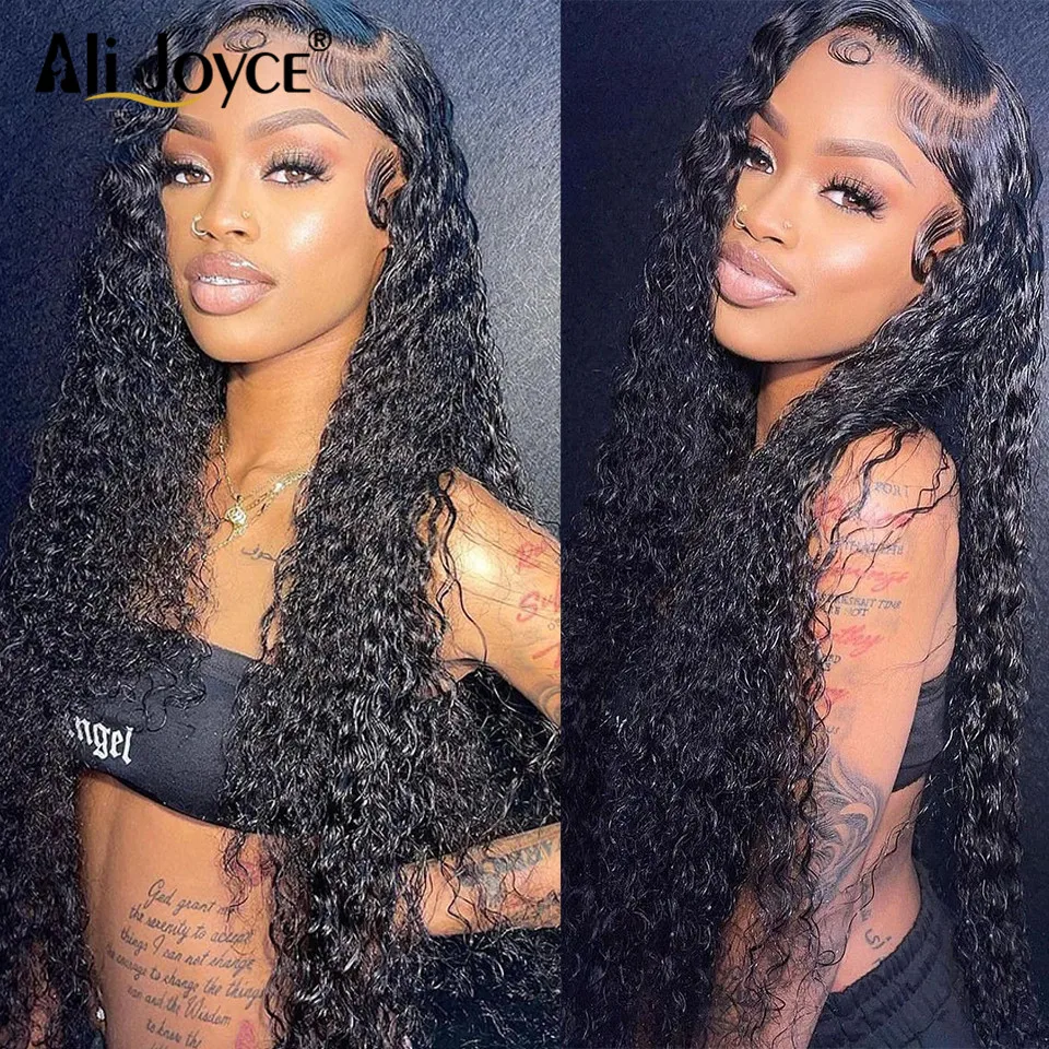 

Curly Human Hair Lace Wigs For Women Natural Color 13x4 Curly Lace Front Wig Preplucked Glueless Wig Human Hair Natural Hairline