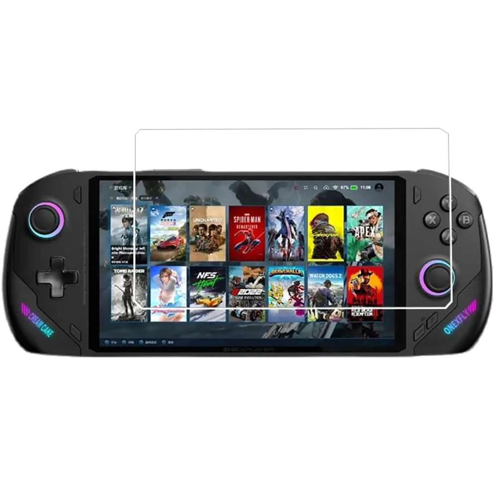 2.5D 9H Tempered Glass For Onexplayer ONEXFLY F1/F1 Pro 7inch Handheld Game Console Tempered Glass Screen Protector