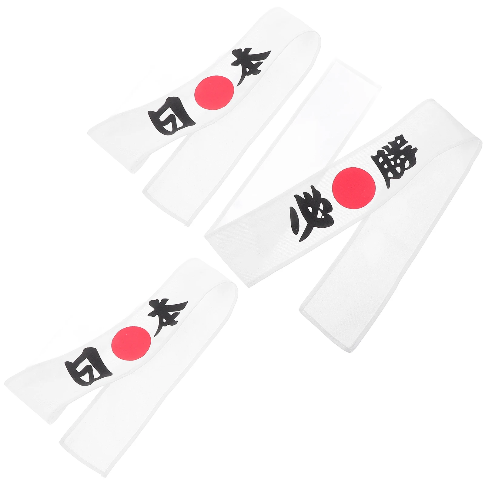 

3pcs Samurai Headband Japanese Cotton Adjustable Elastic for Karate Kitchen Bandanas Men Women Hair Accessories