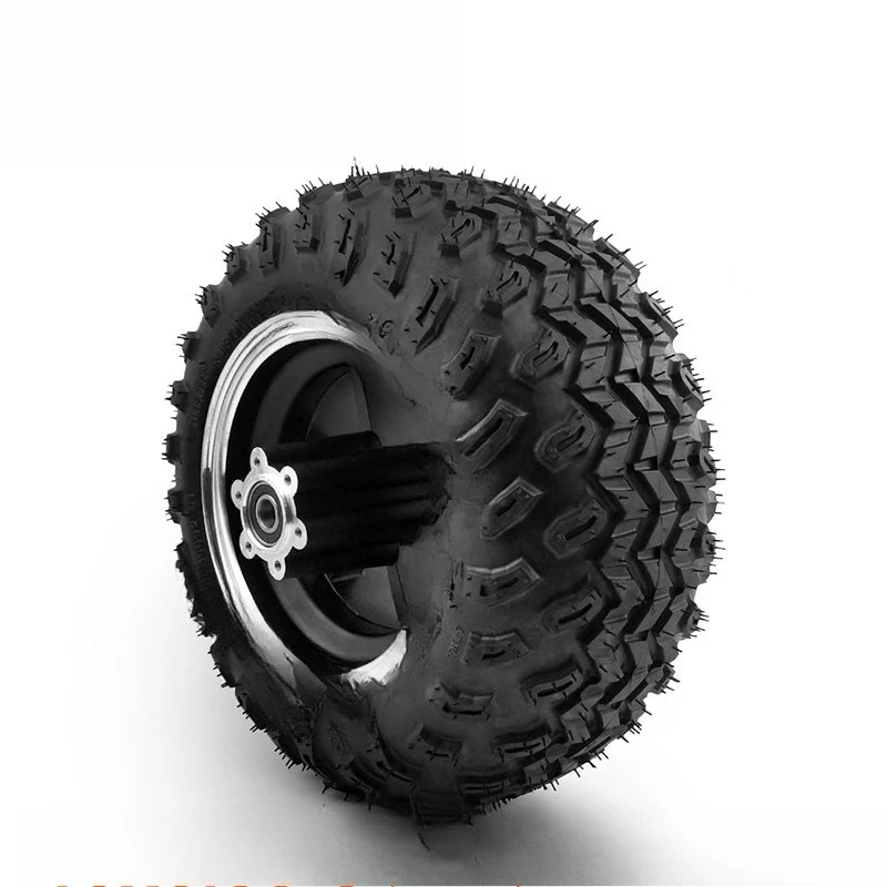 

10X6.00-6 Vacuum Off-Road Tubeless Tire Brake Disc Mounted Wheel 12mm Shaft Hole 10 Inch Vacuum