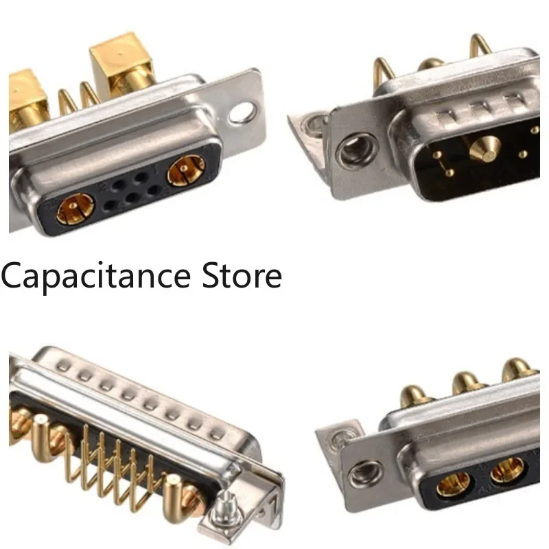 

10PCS DB high current 3W3 female/5W1 male/13W3 male 90 degree DIP riveted harpoon