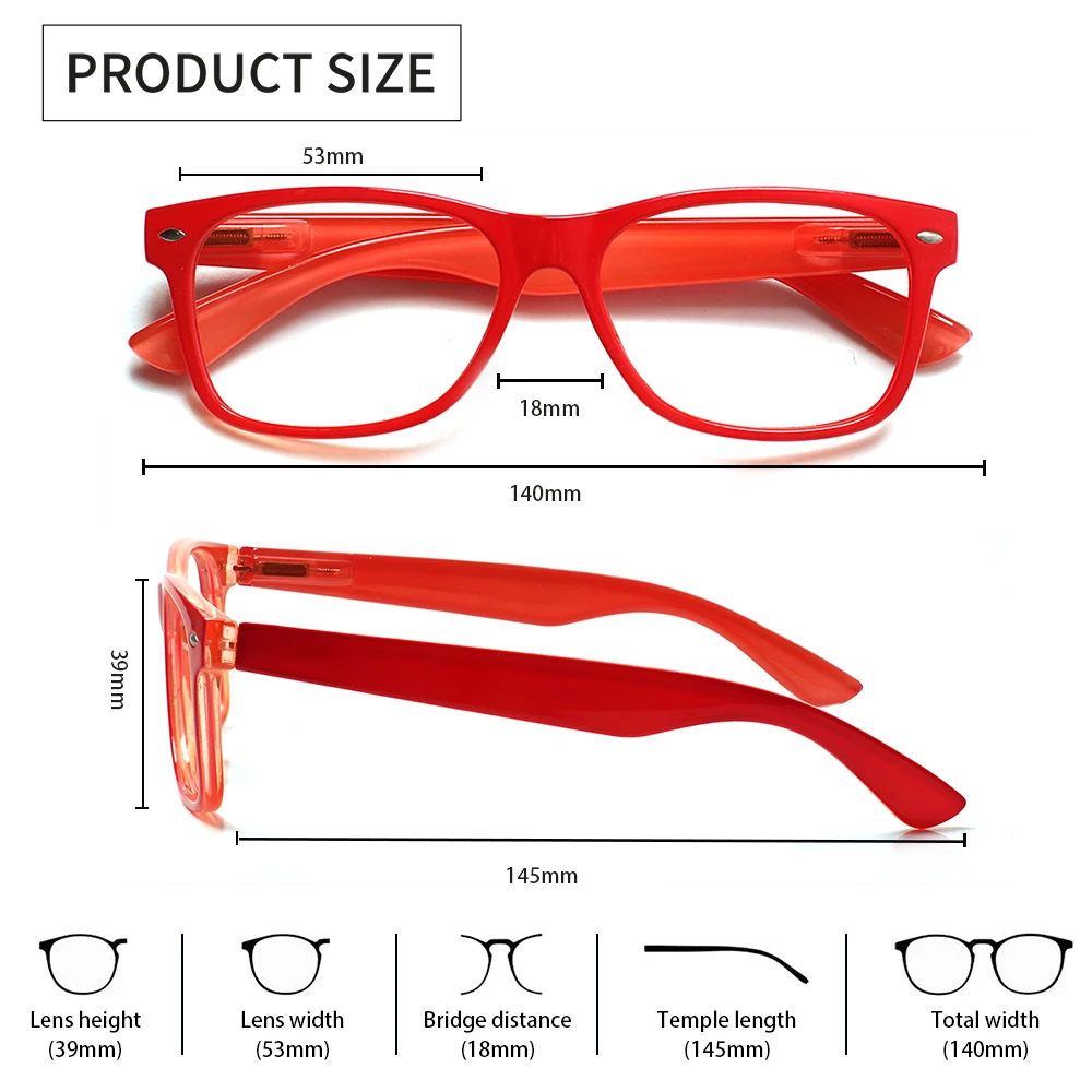 Henotin 2022 New Reading Glasses Men Women Optical Lens HD Presbyopia Magnifying Eyewear with Spring Hinge Decorative Eyeglasses