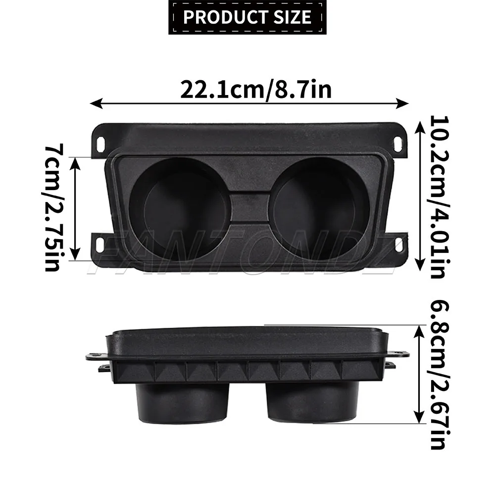 Car Center Control Water Dual Cup Holder For BMW 3 Series E90 E91 E92 E93 Center Drink Cup Storage Box 51167132376 51169198283 view 2
