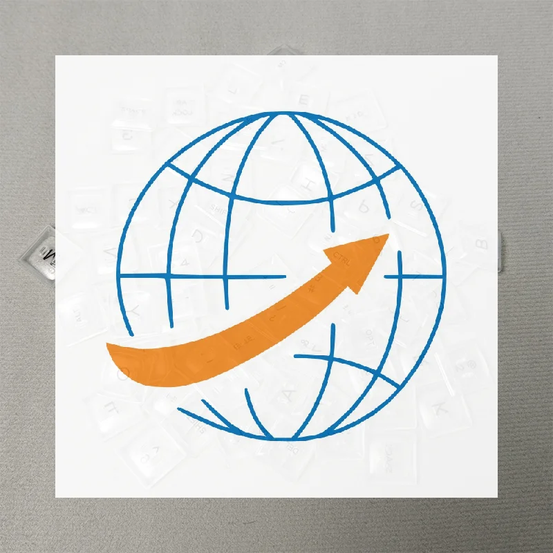 

70Key Chocfox CFX Black White Transparent Low Profile PBT Keycaps For Kailh Choc V1 Mechanical Keyboard Ultra Thin 1u Keycap