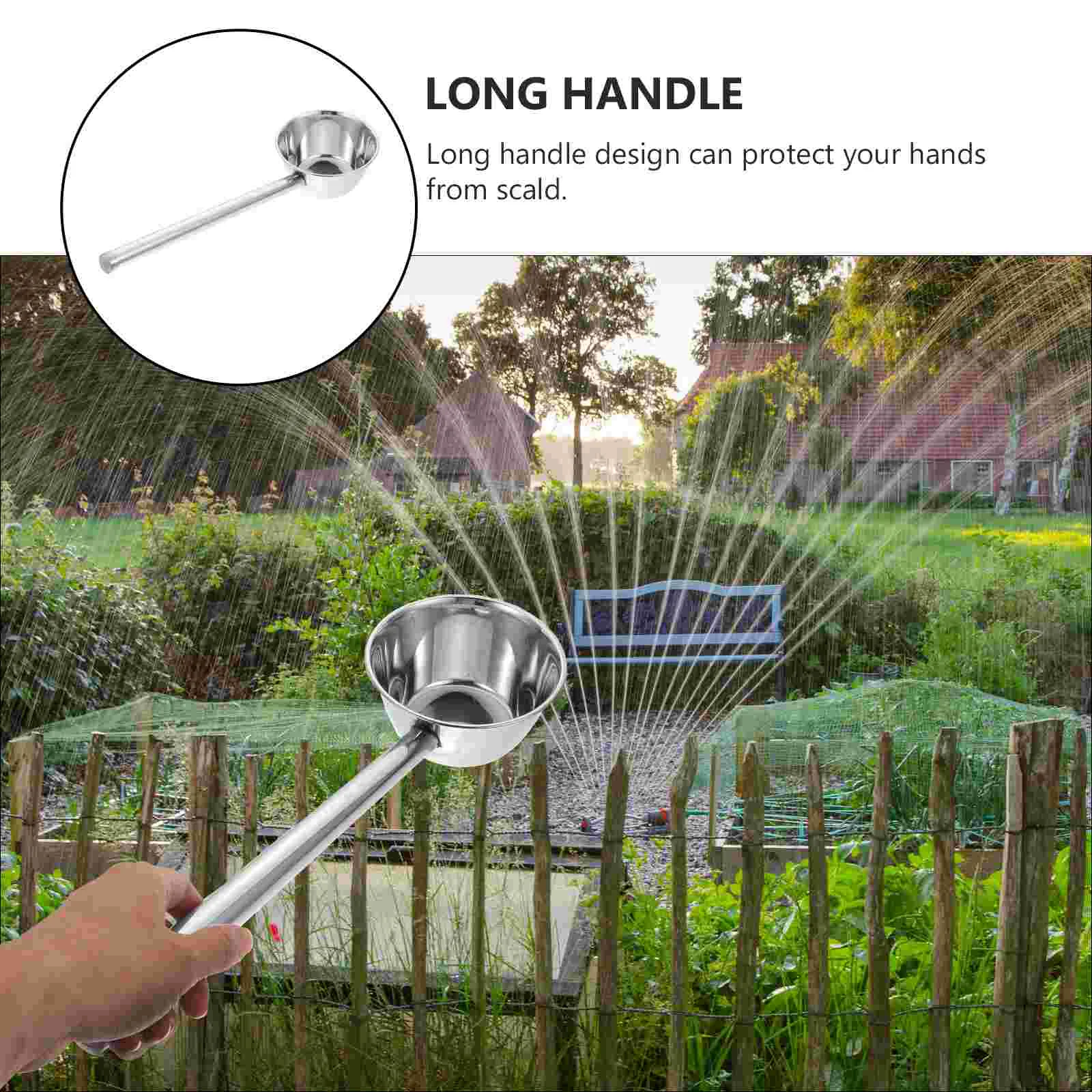 Water Ladle for Bath Scoop Extended Long Handle Bailer Shengshui Baby Garden Watering Can