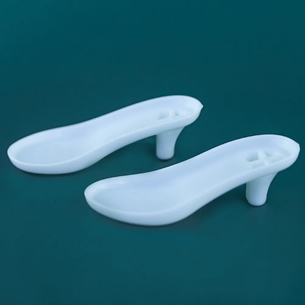 

20Pcs Baby Shoes Sole Plastic Long Barrel High Heels DIY Dressing Accessories for Kids Shoes Sole Dressing Accessories