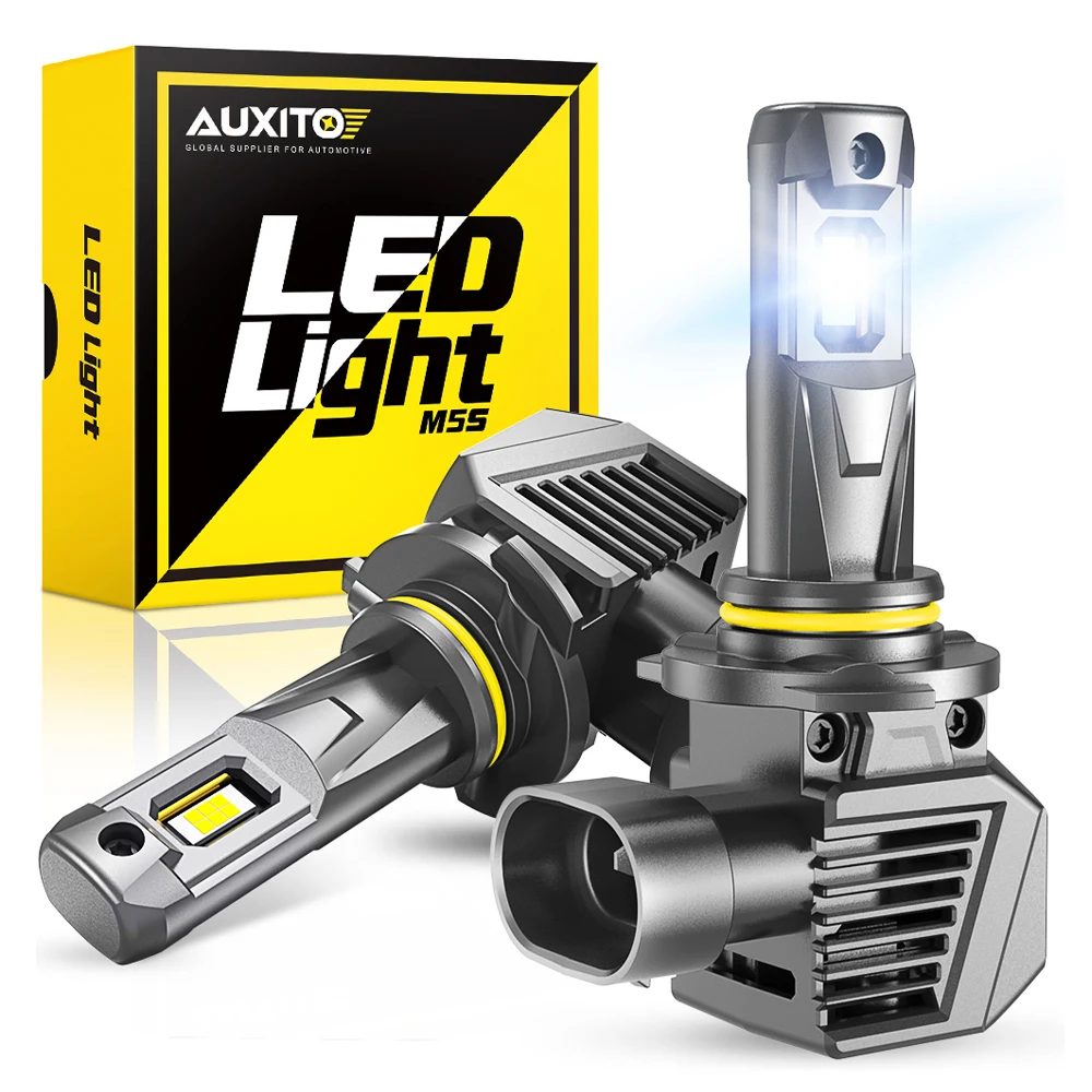 AUXITO 2x 9005 HB3 LED Headlight Bulb Canbus For Honda Civic Toyota Fortuner Kia Sportage Niro H11 H8 H7 9012 Turbo LED Headlamp