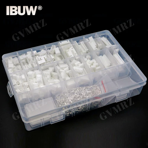 Imagen 2 del producto 1330 Uds XH2.54 2,5mm 2/3/4/5/6/7/8/10 Pin carcasa macho hembra conector de cabeza adaptador juego de enchufe perfectamente Compatible JST-XHP