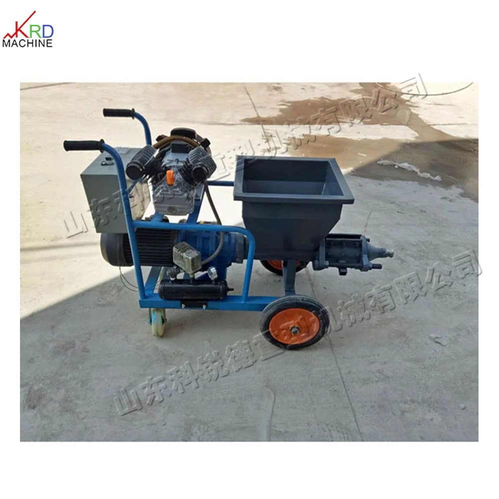 Electric High Pressure Mortar Sprayer 411 Modol Electric Power Cement Mortar Sprayer Multi-Functional Putty Spraying Machine