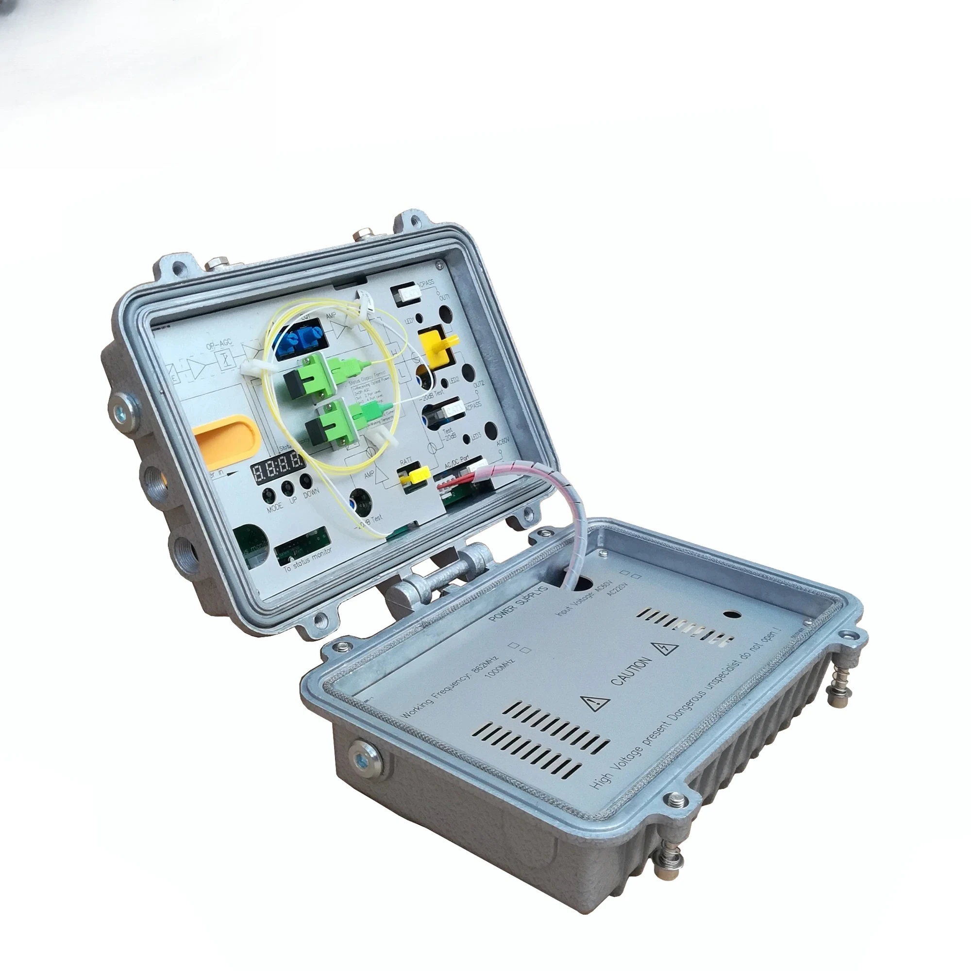 Dual way switch CATV Outdoor Optical Node Fiber Optical Receiver
