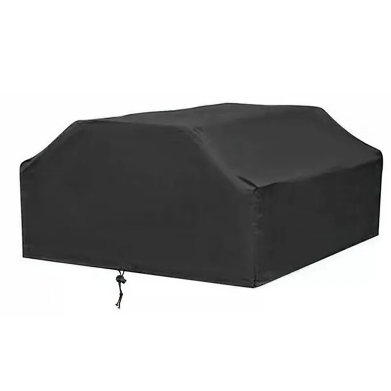 Outdoor Table Cover 210D Oxford Waterproof 6 Seater Picnic Table and Bench Cover UV Resistant Garden Furniture Protector