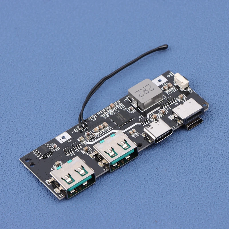 QC4.0 QC3.0 LED Dual USB 5V 4.5A 22.5W Micro/Type-C USB Mobile Power Bank 18650 Charging Module Temperature Protection