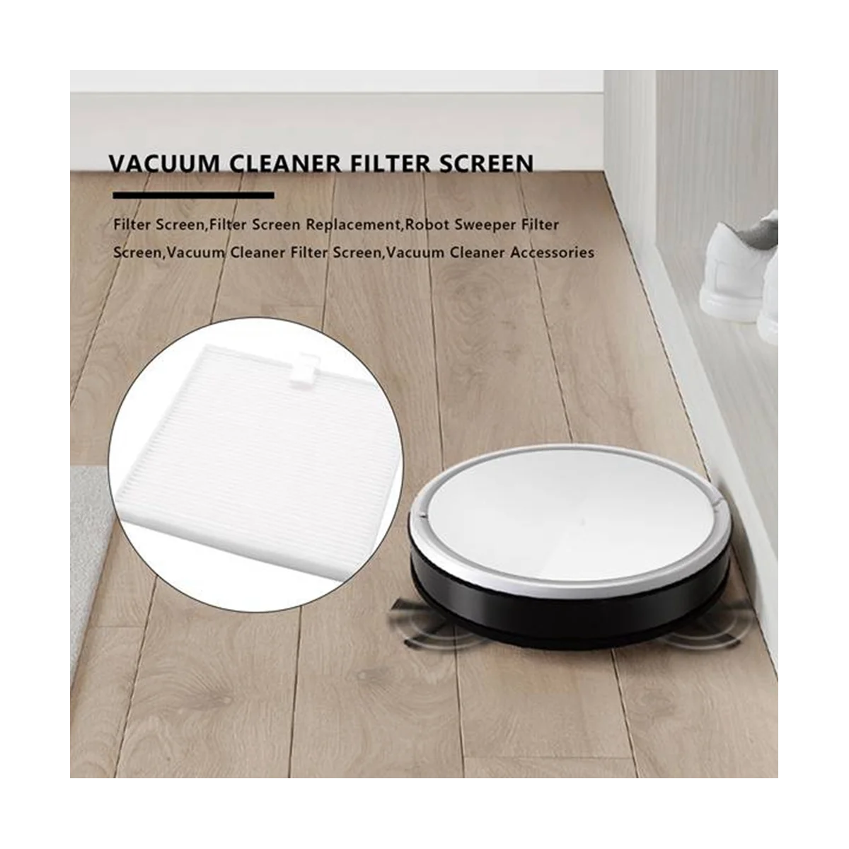 Untuk V8 V8S X750 X7 robot penyedot debu layar Filter sikat samping kain pel