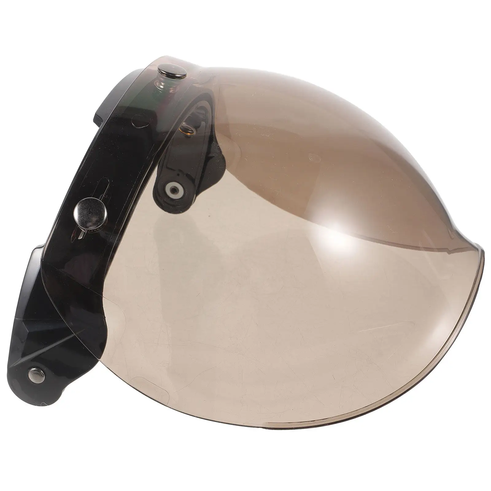 Lens Motorcycle Visor Replacement Shatterproof Pc Material Anti-Scratch Anti-Fog Protective Shield for Open Half