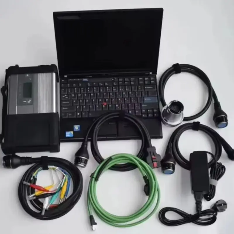 MB STAR C5 SD Compact 5 Doip Protocol X/DAS/EPC/WIS/DTS Software for Mercedes Cars Buses Trucks Computer Used X201 I7 8G SSD