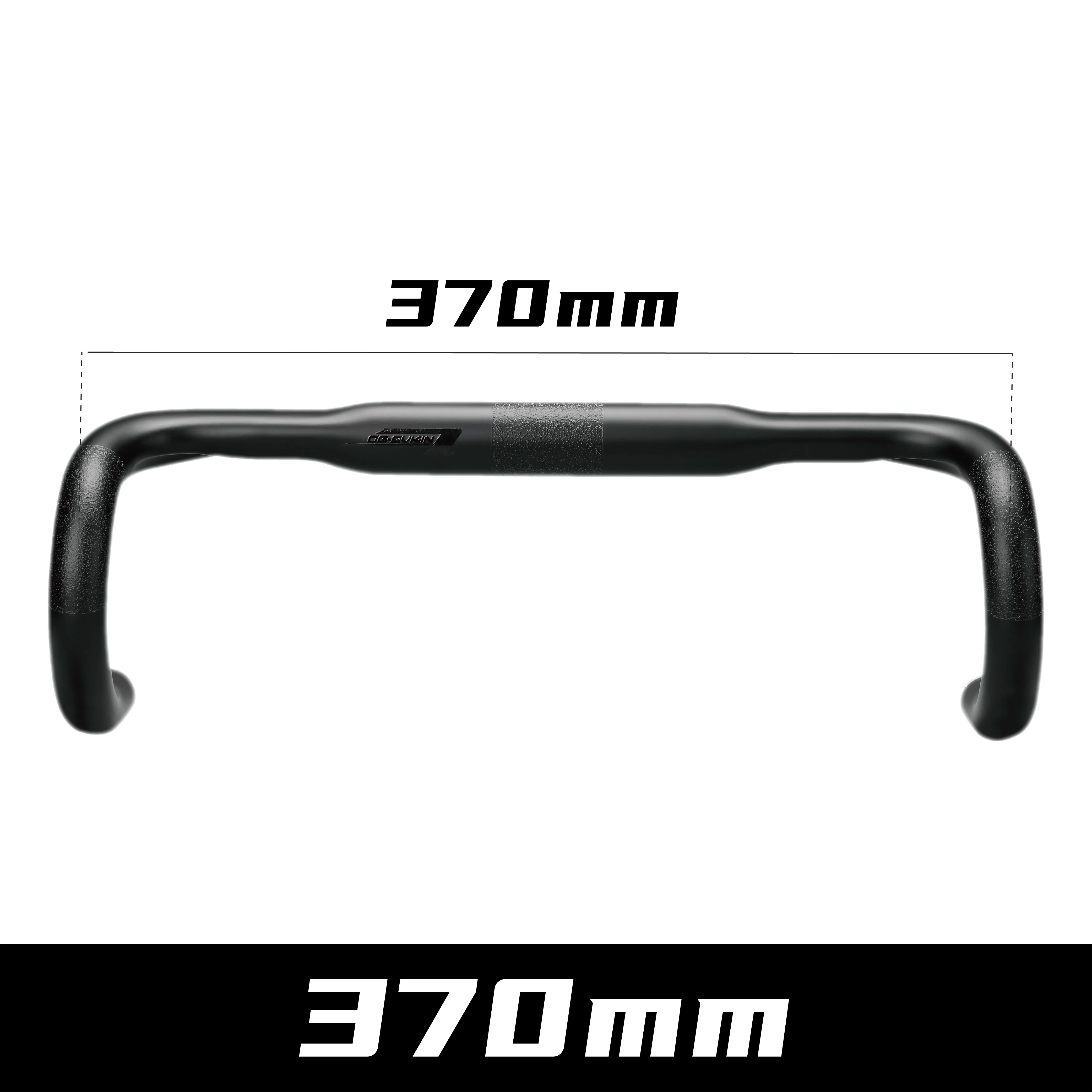 OG-EVKIN Carbon racestuur 190g ultralicht 350/370/390mm interne kabelgeleiding stuur 31.8mm Flare 5 °   Gesplitste handgreep