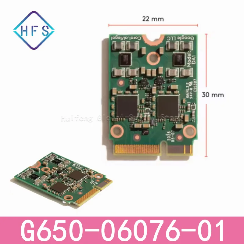 

G650-06076-01 Coral Accelerator Edge TPU M.2 E-key slot Google TPU Coral G650 06076 01