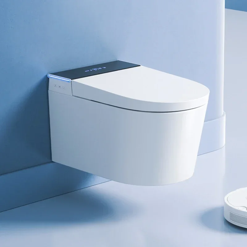 Wall Hung Toilet Bidet Bathroom Ceramic Sanitary Ware WC Flushing Toilets smart toilet with concealed tank