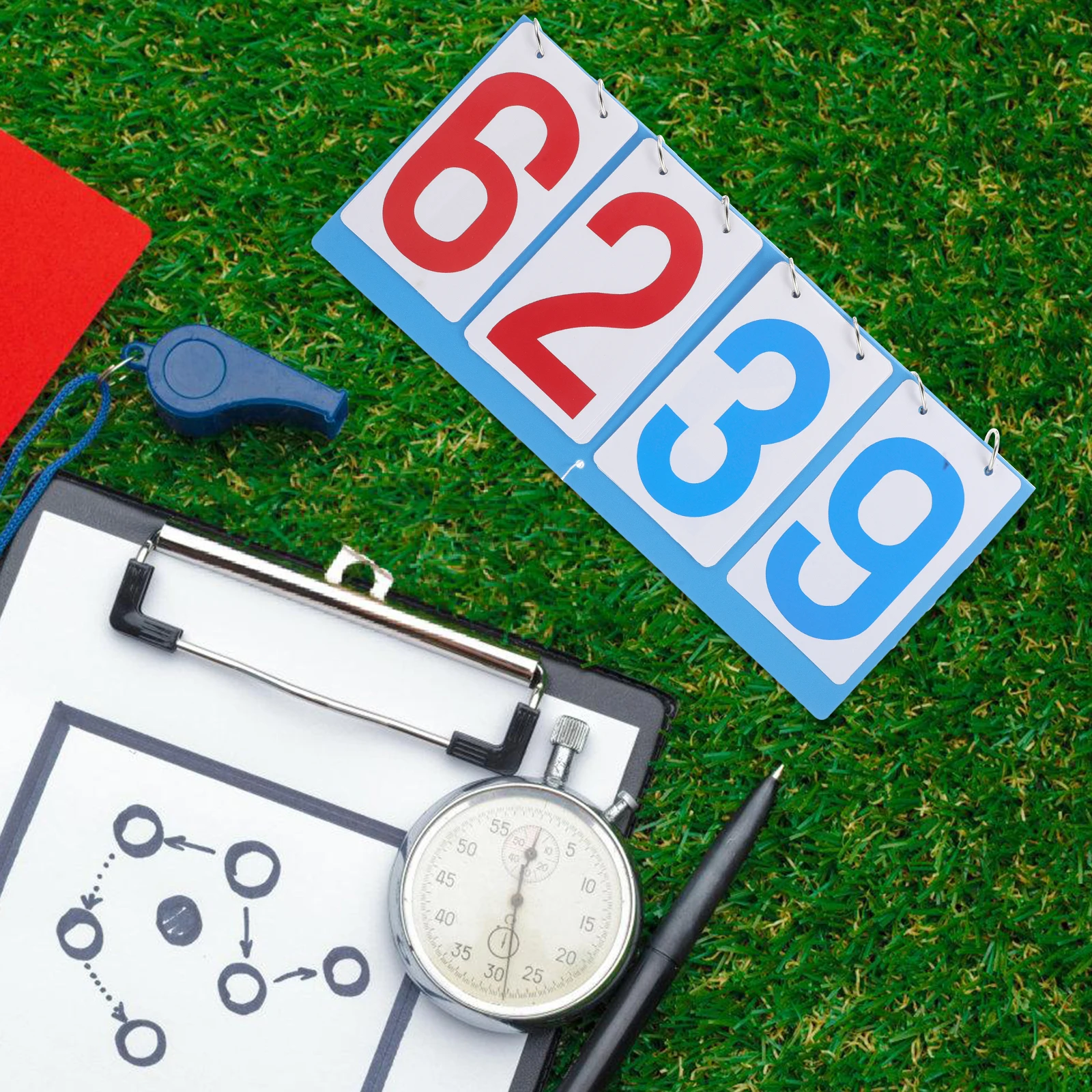 أربعة لوحة النتائج زعنفة المحمولة البلاستيكية الكرة الطائرة تنس الطاولة لعبة مكافحة الملحقات الرياضية في الهواء الطلق