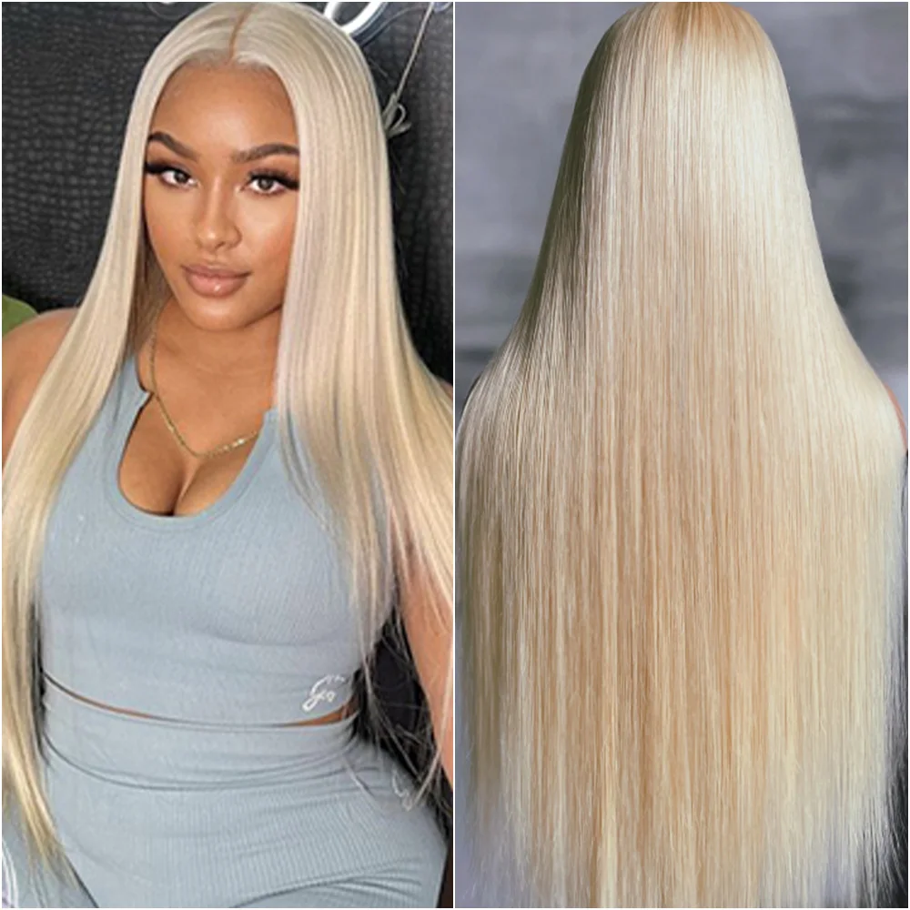 

40 дюймов, плотность 220, 13x6, HD, кружевной фронтальный парик, прямой, 13x4, кружевной фронтальный парик, блондинка, 613, парики спереди, человеческие волосы для женщин