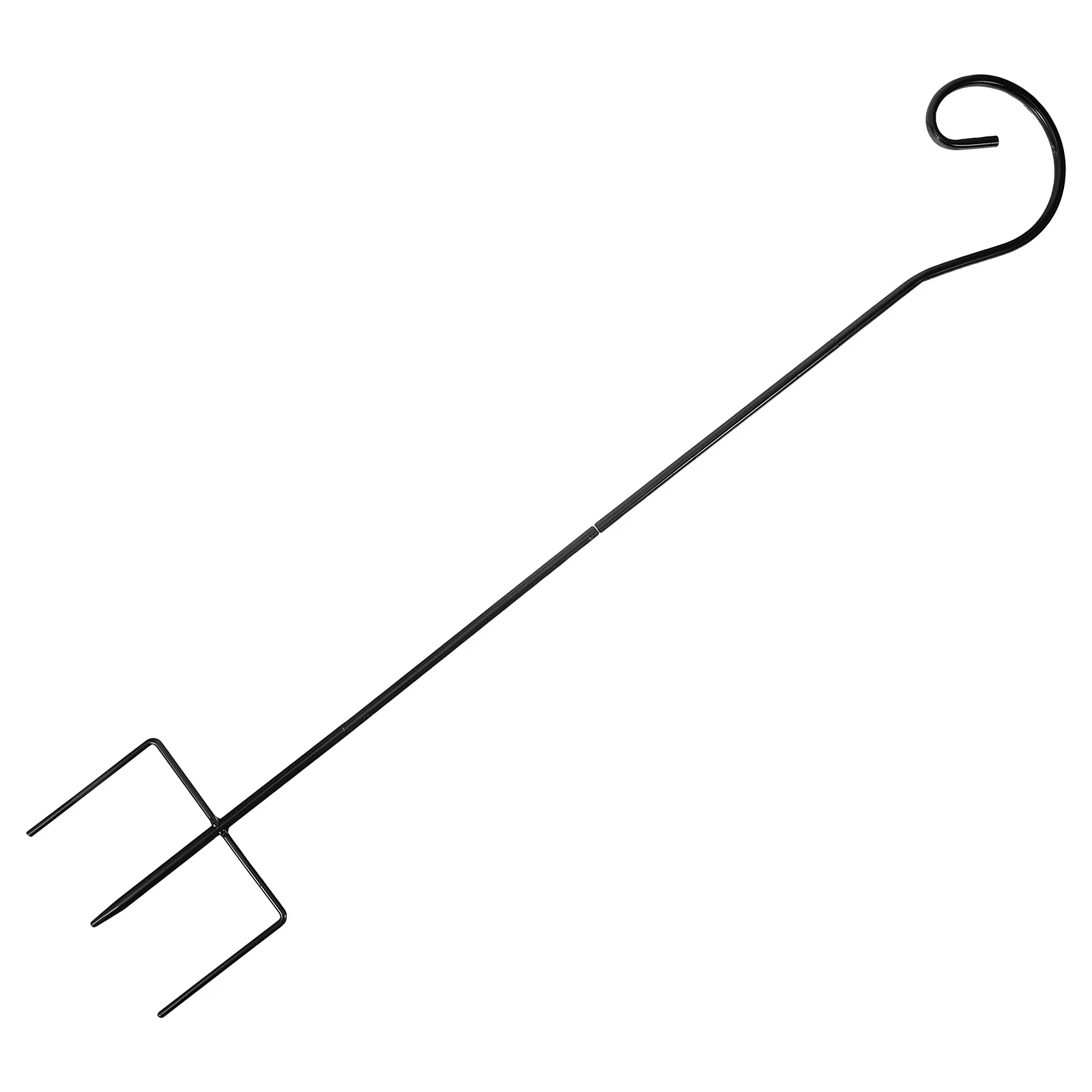 

Shepherd Hook Durable Iron Garden Hook Detachable Outdoor Plant Hanger for Flower Pots Bird Feeders Solar Lanterns