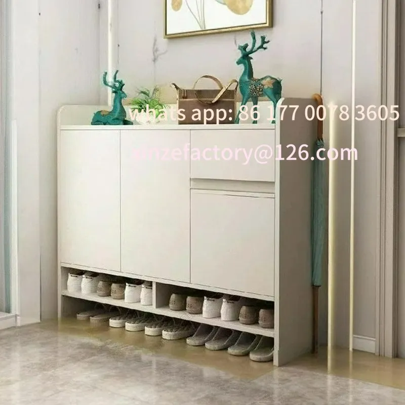 

Customizable Slippers Modern Shoe Cabinet Vertical Organizer College Dorm Essentials Box Shoe Shelf Display Gabinete Shoemakers