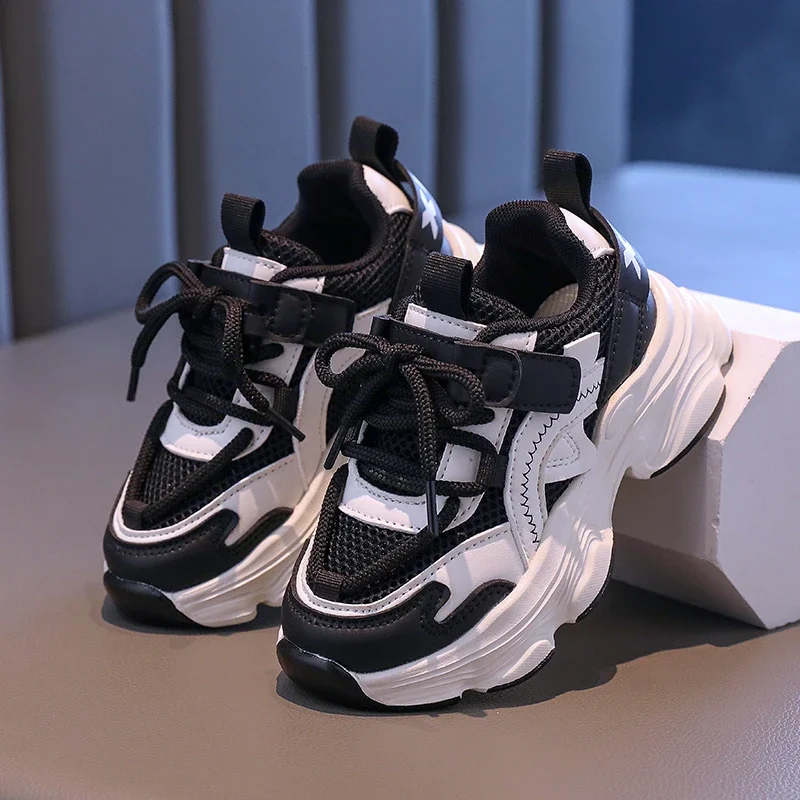

Children's Casual Shoes 2025 Autumn Style Net Breathable Non-slip Running Shoes for Boys and Girls Comfortable Outdoor Footwear