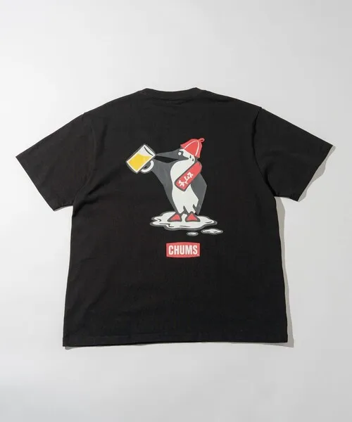 

CHUMS X SAUVENIR DRINK Cha Cha Bird Outdoor Men's and Women's Short Sleeve T-Shirt Tesla Cap
