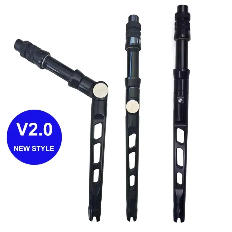 for Deep-sea 2 Adjustable Tow Fishing Rod with Curved Handle Fast Response for Saltwater River Lake Sea Boat Fishing