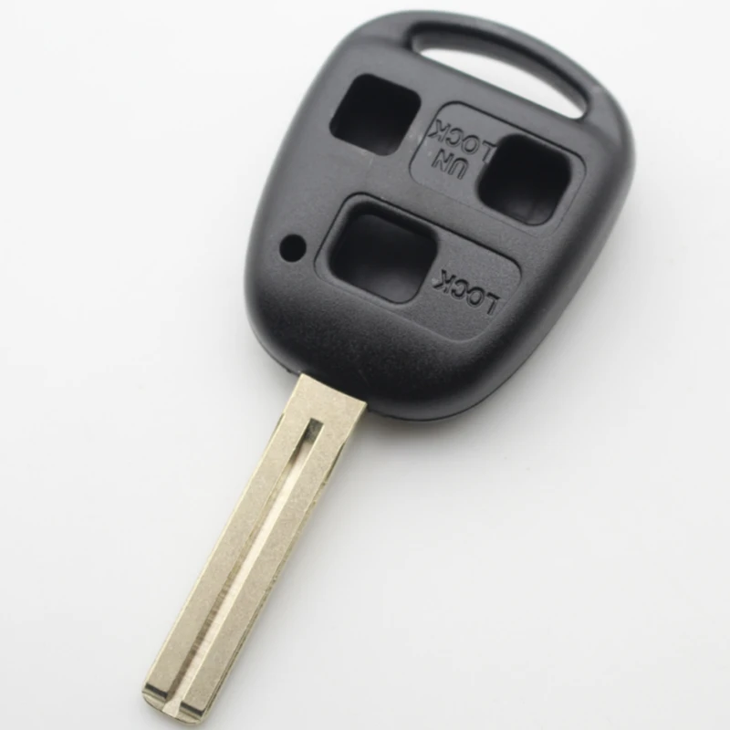 XIEAILI OEM 10 Pz 3 Bottoni Sostituzione Chiave Caso Transponder Chiave Borsette Per Lexus ES300 LX470 SC300 SC400 IS200 GS300 LS400 RX330