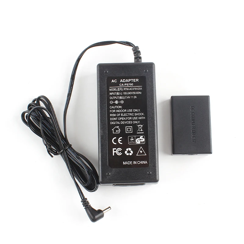 ACK-E17 DR-E17 DC Coupler LP-E17 Dummy Battery AC Power Adapter Kit for Canon EOS M3, M5, M6, M6 Mark II