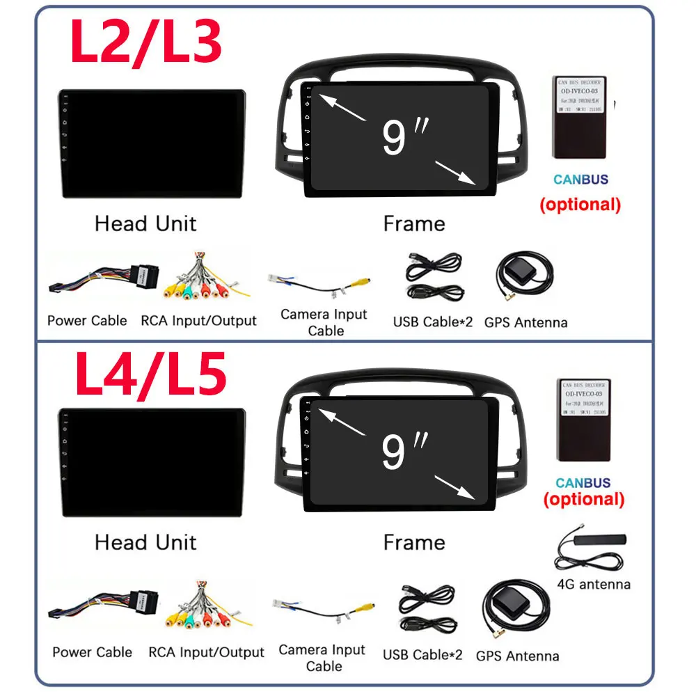 8G 128G Car Radio Android Auto Carplay For Hyundai Accent 2008 -2011Multimedia Qled Screen Stereo Autoradio GPS Navigation Wifi